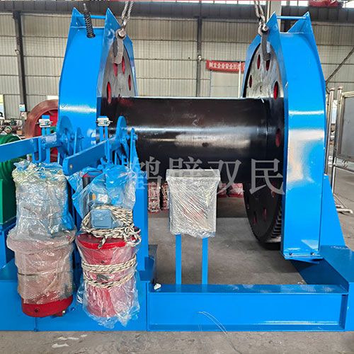 鶴壁雙民鑿井絞車25噸雙筒、16噸雙筒展示與發貨！